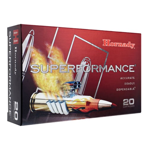 Hornady 82236 Superformance  338 RCM 225 gr Super Shock Tip 20 Per Box/ 10 Case